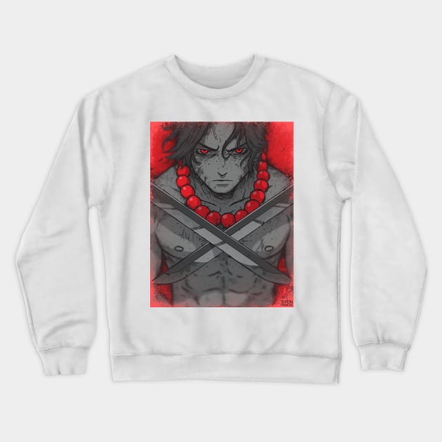 Fire Fist Crewneck Sweatshirt by svenpham